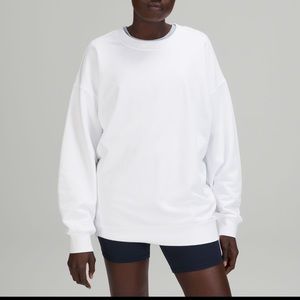 Lululemon Perfectly Oversized Crew, White